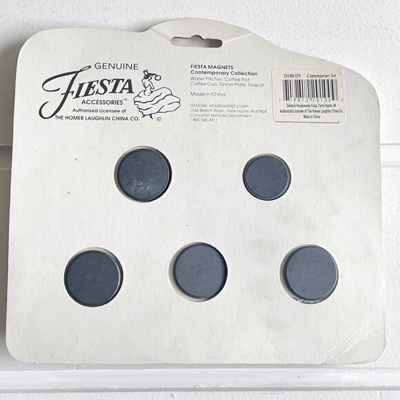 Fiesta Accessories Homer Laughlin Contemporary Magnet Collection New With Tags - Picture 2 of 3